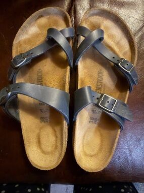 Birkenstock Mayari Sandals in Navy Blue